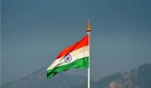 India, National, Flag, Hoist
